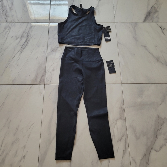 90 Degree By Reflex Pants - Black High-Waist Leggings for Women
